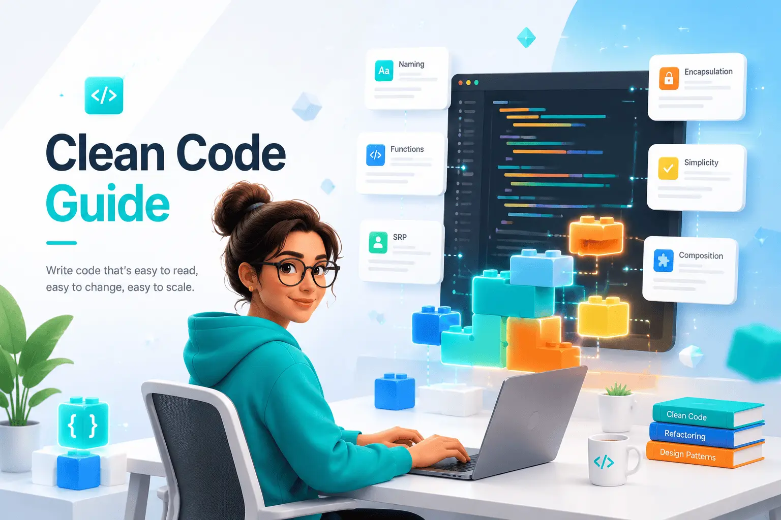  راهنمای جامع اصول کدنویسی تمیز (Clean Code)؛ از مبتدی تا حرفه ای